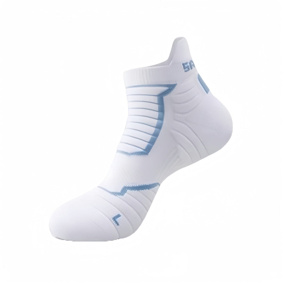 Men's Breathable Short Running Socks with Cushioned Towel Bottom