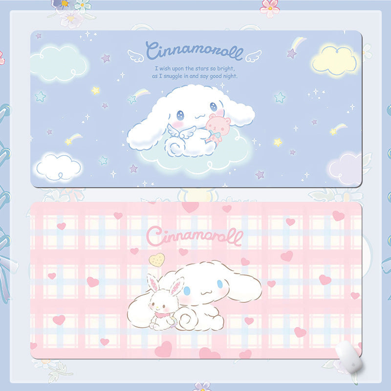 Cute Cartoon Oversized Desk Pad for Girls