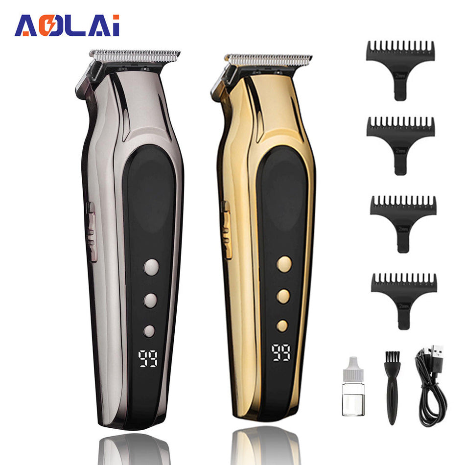 Aolai AL-011 Hair Clipper – LED Display Oil Head Trimmer