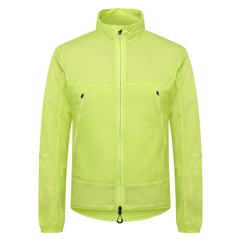 Men’s Lightweight Stand-Up Collar Skin Windbreaker Summer