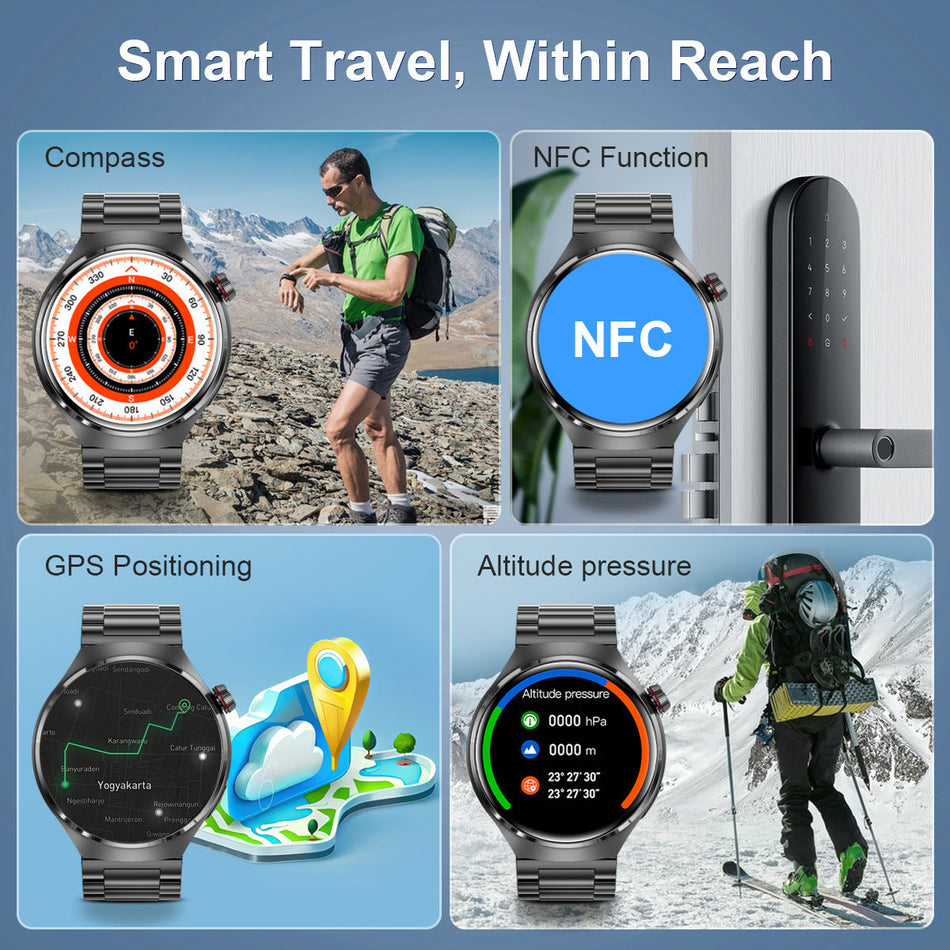 GT4 Pro Smartwatch – Sports, Camera & Calls