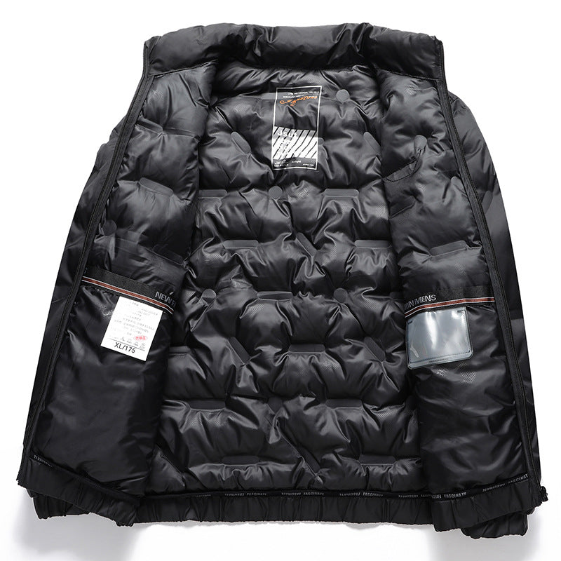 Men’s Cotton-Padded Winter Jacket Warm & Trendy 2024