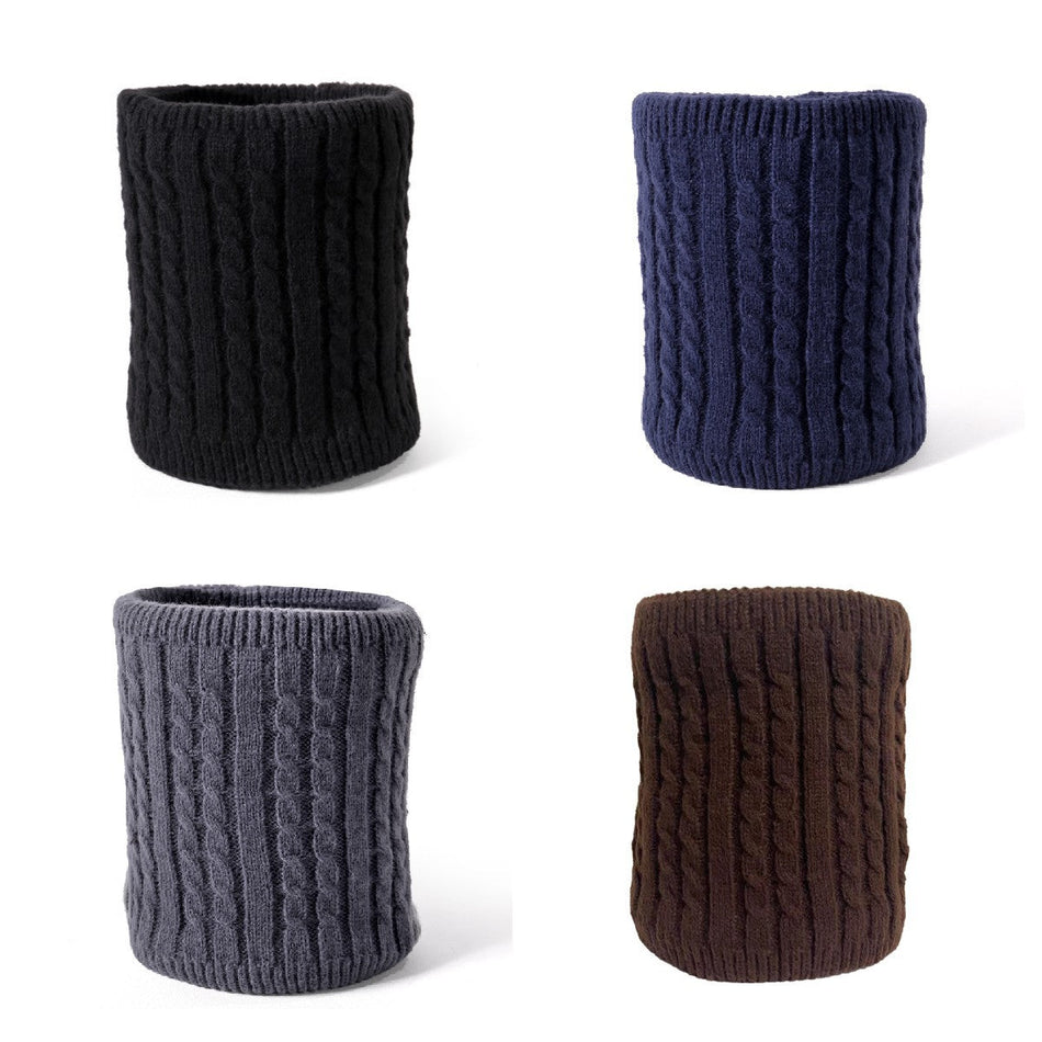 Men’s & Women’s Knitted Neck Sleeve Scarf Fleece