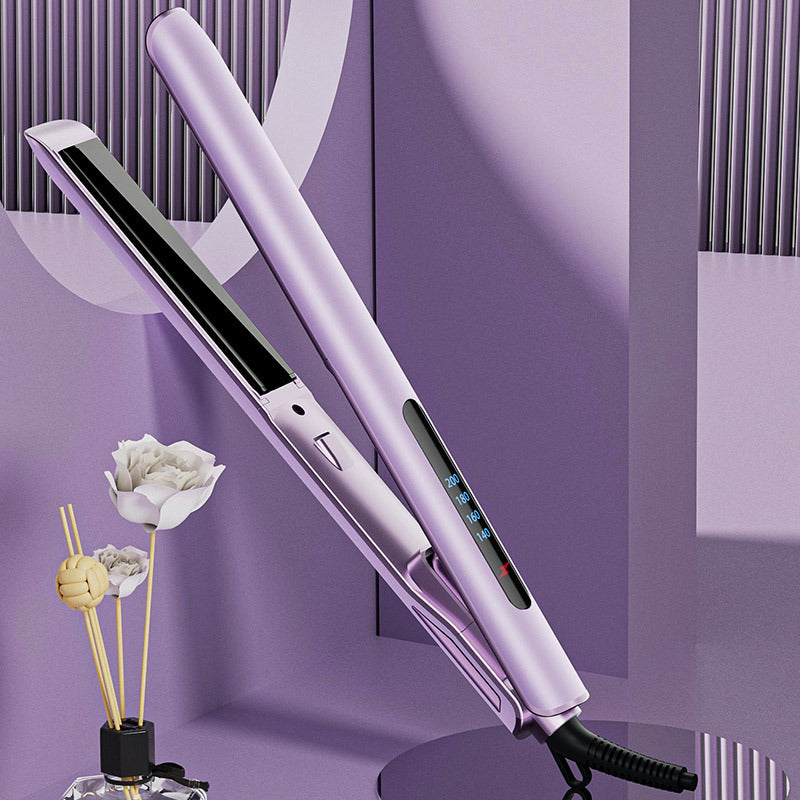 Dual-Use Electric Hair Straightener & Curler