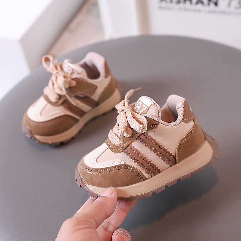 INSTOCK-White Toddler Sports Shoes – Spring Shoes for Boys &