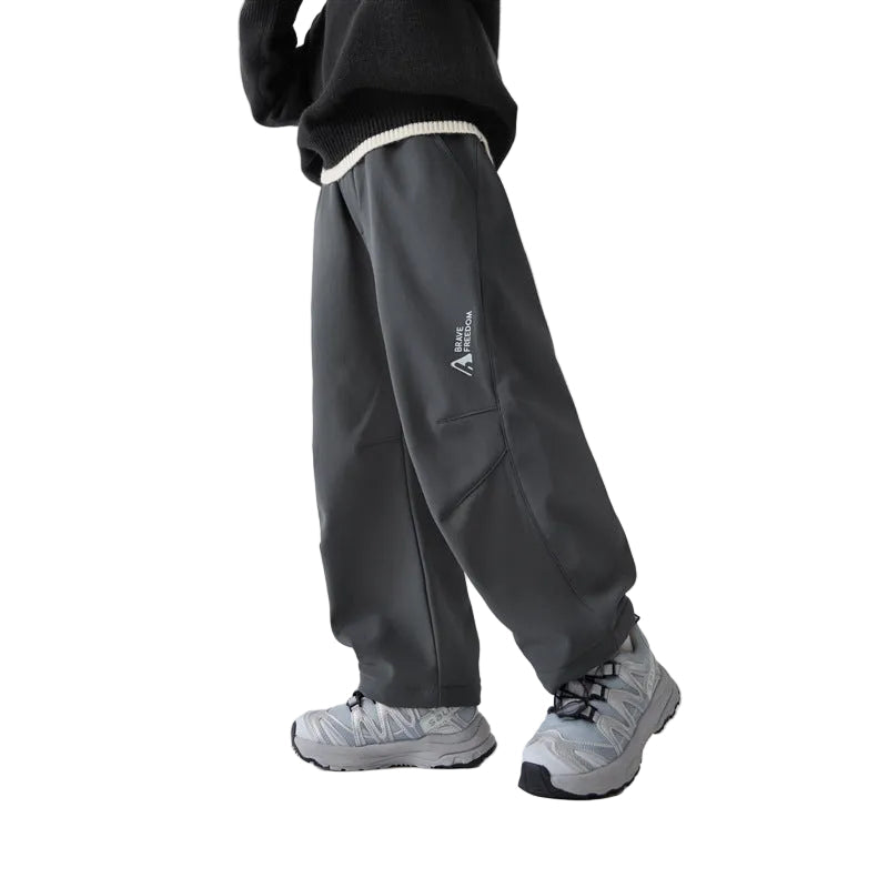 Haima Boys Fleece-Lined Winter Outdoor Pants 2025