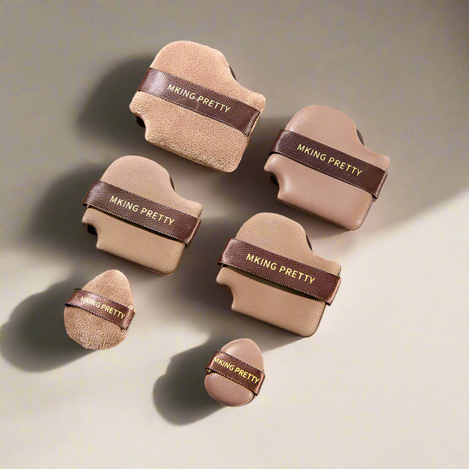 Mking Pretty Chocolate Makeup Sponge – Pack of 6 Soft Beauty Eggs