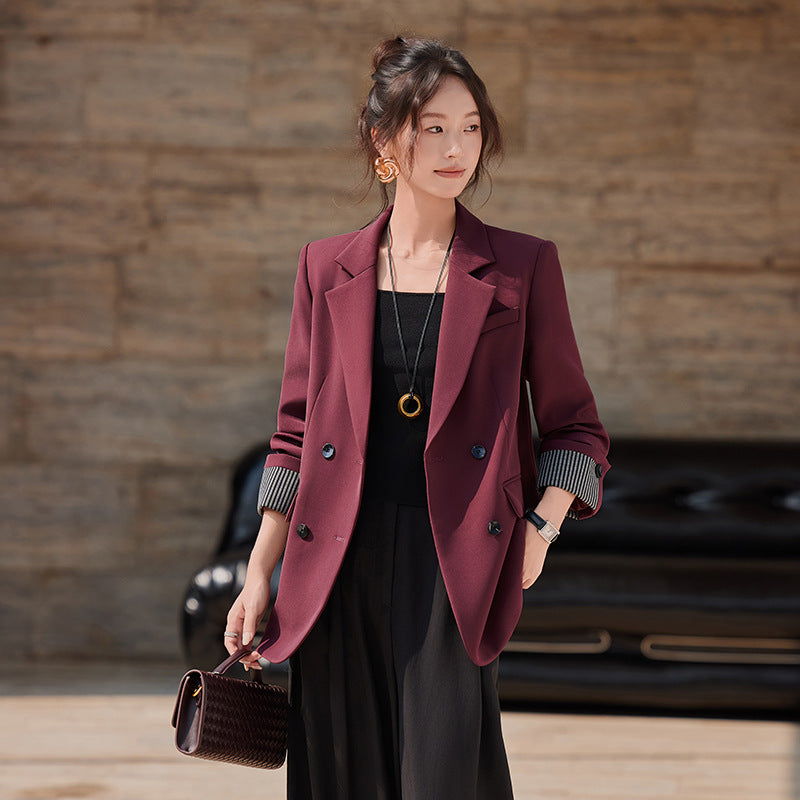 Women’s Double-Breasted Small Suit