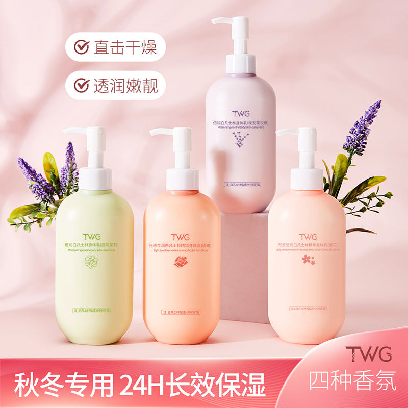 TWG Rose & Lavender Body Lotion – Winter Moisturizing