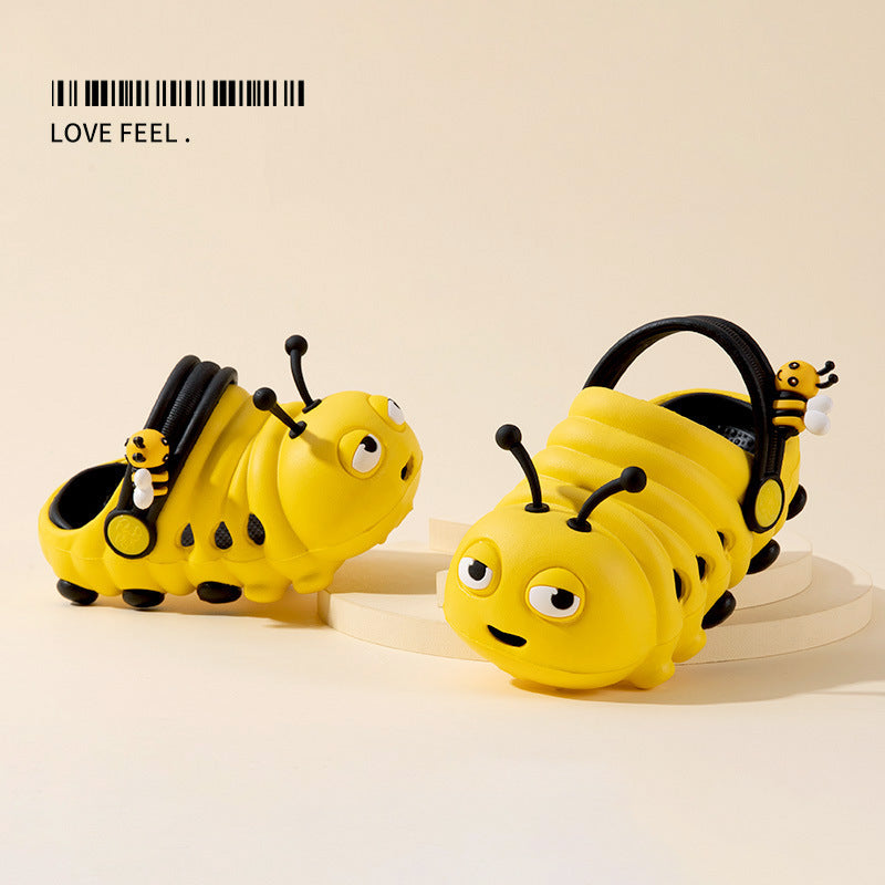 STOCK-Caterpillar Hole Shoes – Soft Baby Sandals for Summer