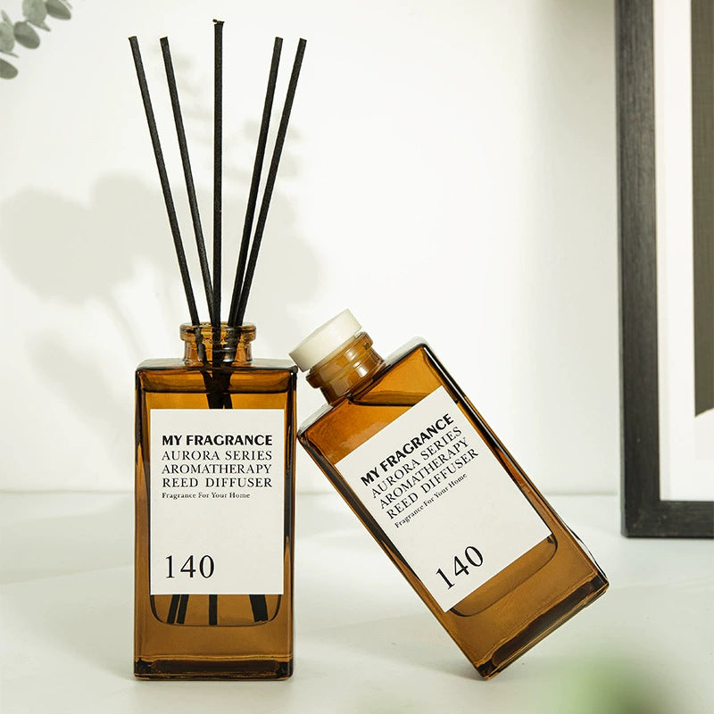 Flameless Rattan Essential Oil Diffuser 140ml Long-Lasting