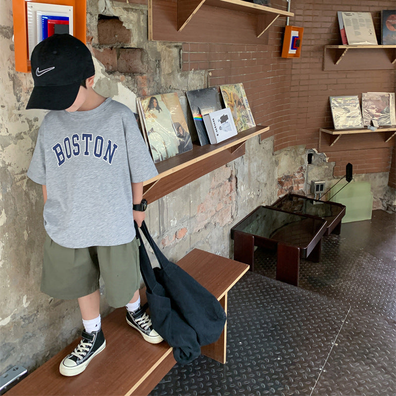 Boys’ Cotton Summer T-Shirt – Cool & Stylish Design