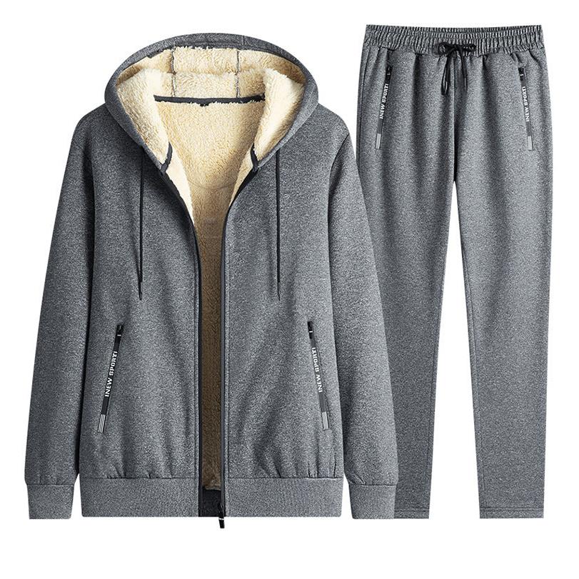 Men’s Autumn Hoodie Sports Suit Two-Piece Loose Casual Set