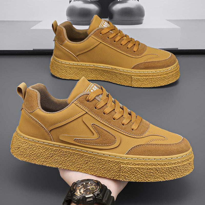 STOCK-Men’s Spring  Thick-Soled Casual Work Sports Shoes