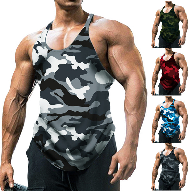 Men’s Camouflage Sleeveless Vest