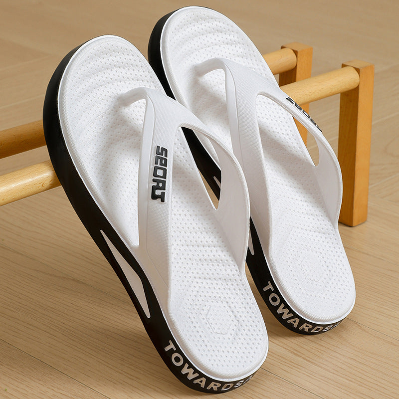 Men's Summer Beach Flip Flops Soft Sole Outdoor Slippers