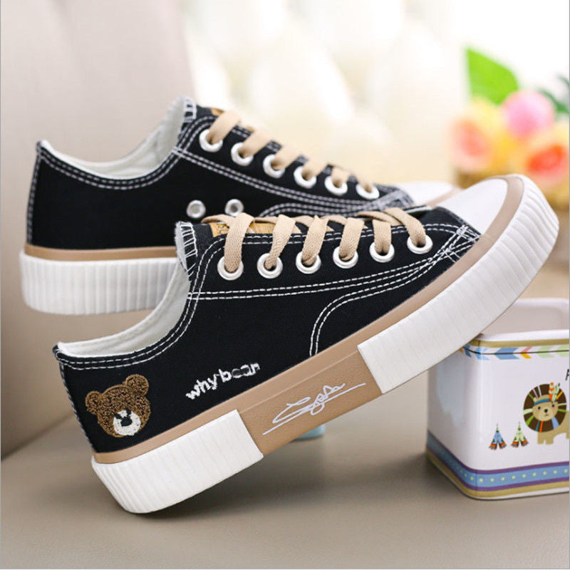 Canvas K-Style Breathable Casual Sneakers for Women