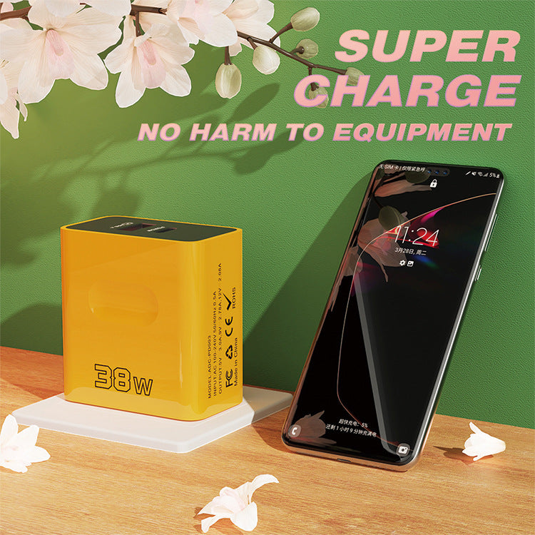 Factory Wholesale 38W U+C Multi-Port Fast Charger