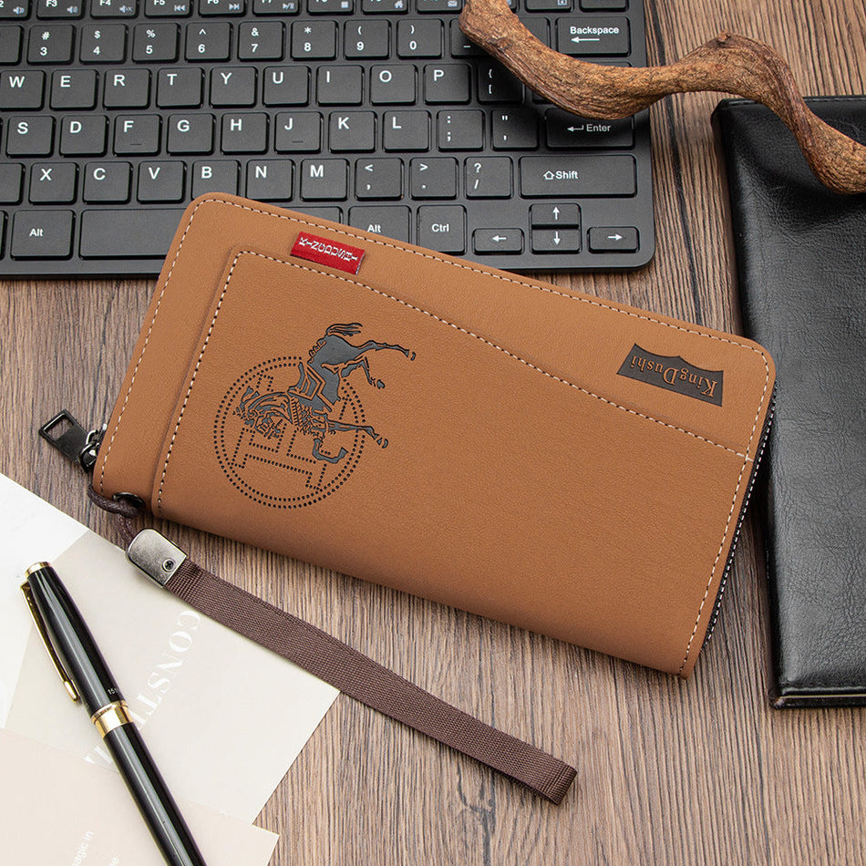 2026 Unisex Zipper Long Wallet Phone Card Slot Clutch Bag