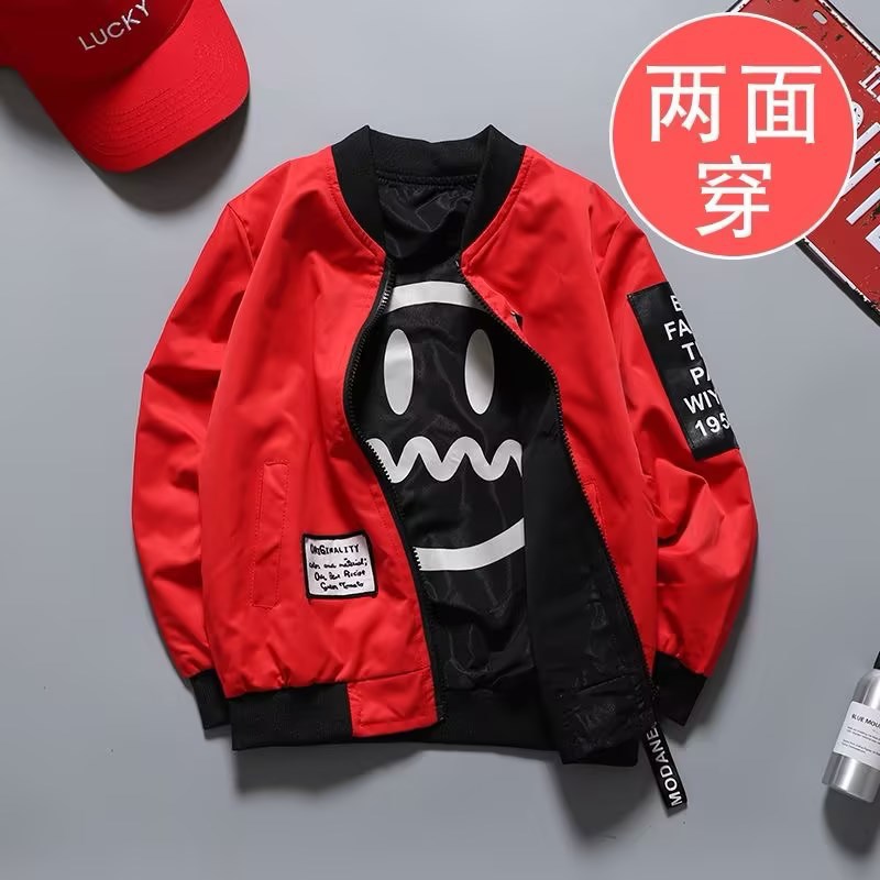 STOCK-Cross-Border Double-Sided Mens Jacket 2025