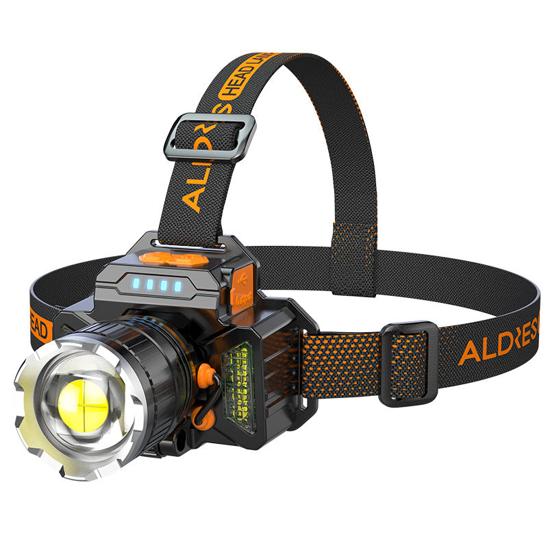 High-Power Rechargeable LED Headlamp for Outdoor & Fishing