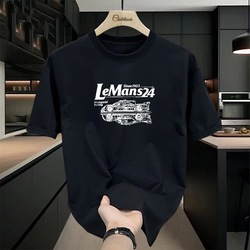 Men’s Trendy Printed Loose T-Shirt – Stylish Casual Tee