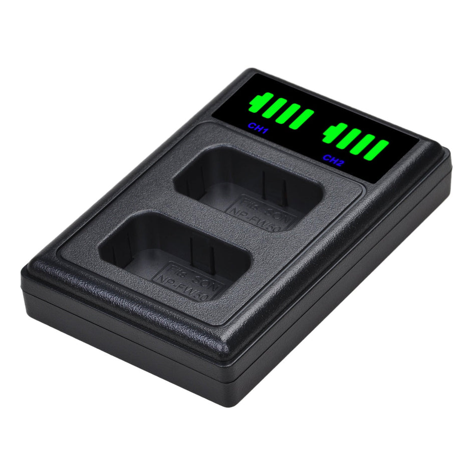NP-FW50 Battery Charger for Sony Mirrorless Cameras