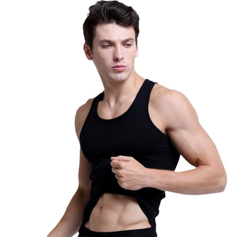 2025 Men's Summer Vest – Youth Fitness Running Sports Shirt