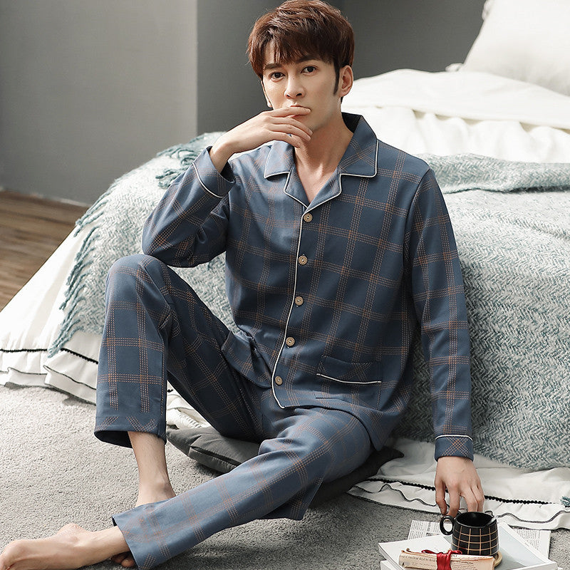 Men’s Long Sleeve Pajamas – Soft, Cozy & Breathable Sleepwear