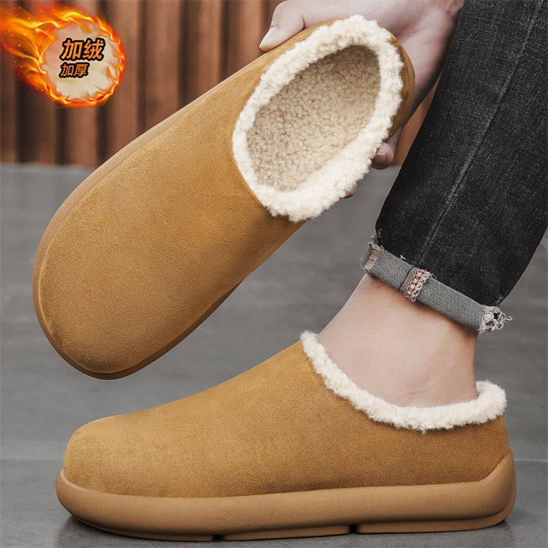 Men’s Warm Birkenstock-Style Winter Slippers