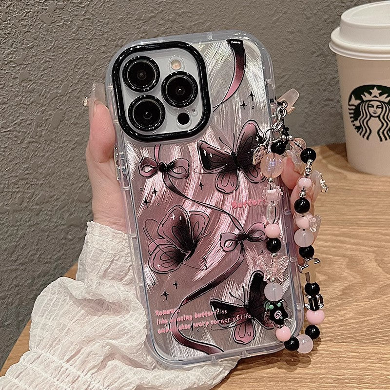 STOCK-Ink Butterfly Painted Case for iPhone 14 Pro