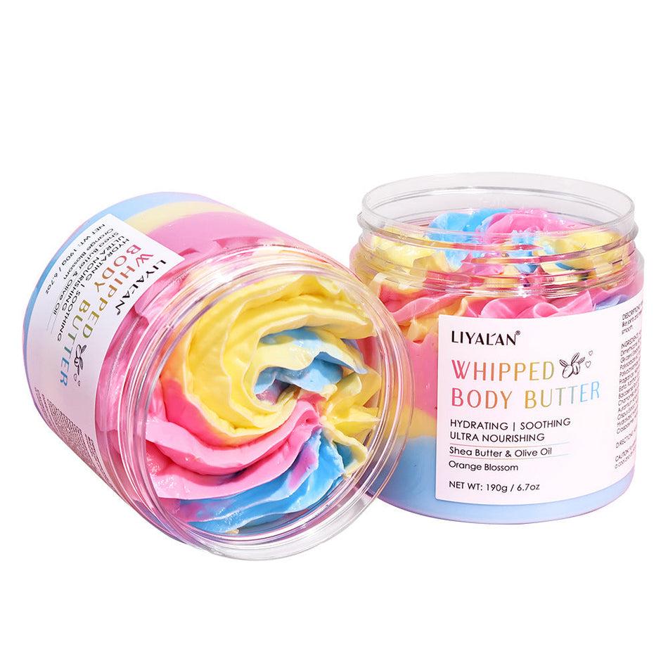 Three-Color Whipped Body Butter