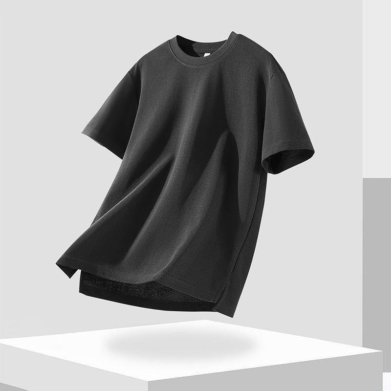 7A Antibacterial Split-Hem Tee – Luxury Casual Style