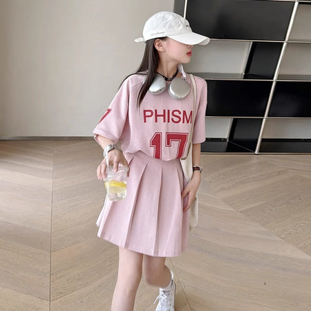 Girls Sports T-Shirt & Pleated Skirt Set – Active Kids Fashion Nepal | Tudoholic