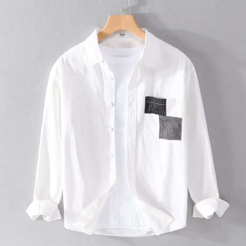 Men's Casual Long-Sleeve Shirt 2025 Trendy Jacket