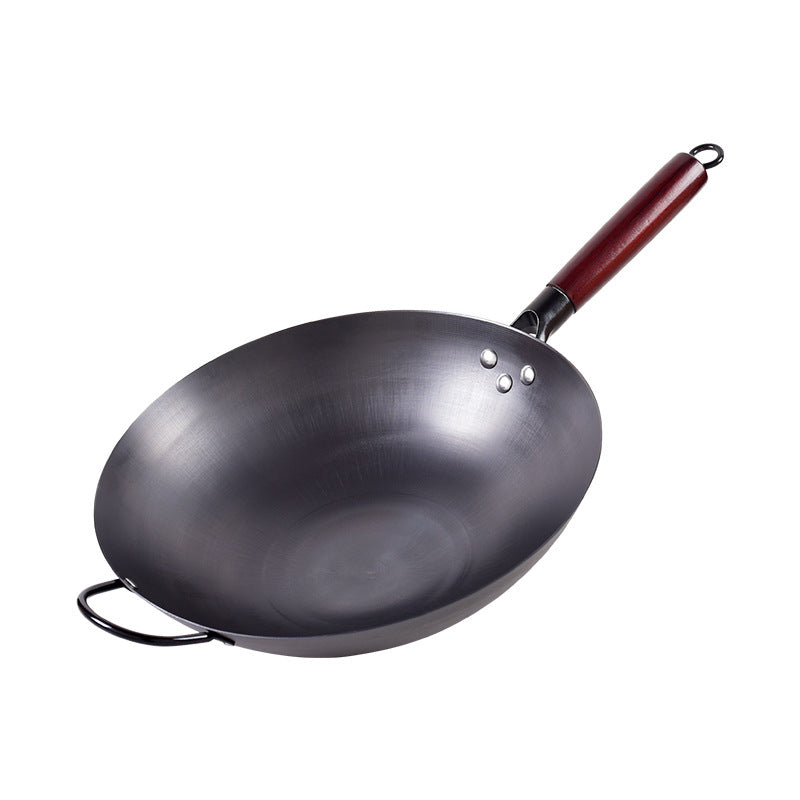 Thickened Upgraded Nitriding Iron Pan – Uncoated Non-Stick