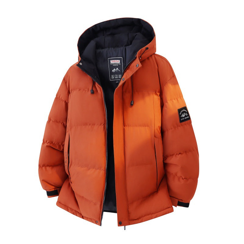 2026 Hooded Cotton Down Jacket for Men – Winter Trend