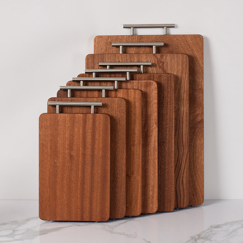 Ebony Double-Sided Cutting Board – Solid Wood Kitchen Board