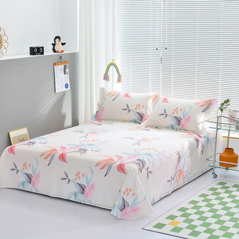 Pure Cotton Single Bed Sheet – Soft & Breathable Fabric