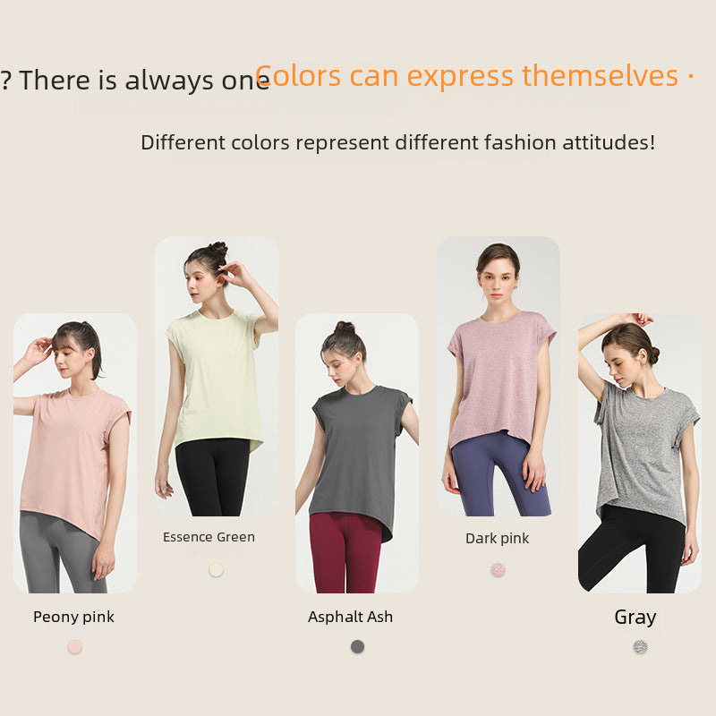 INSTOCK-Women’s Quick-Dry Fitness T-Shirt – Yoga & Running Top