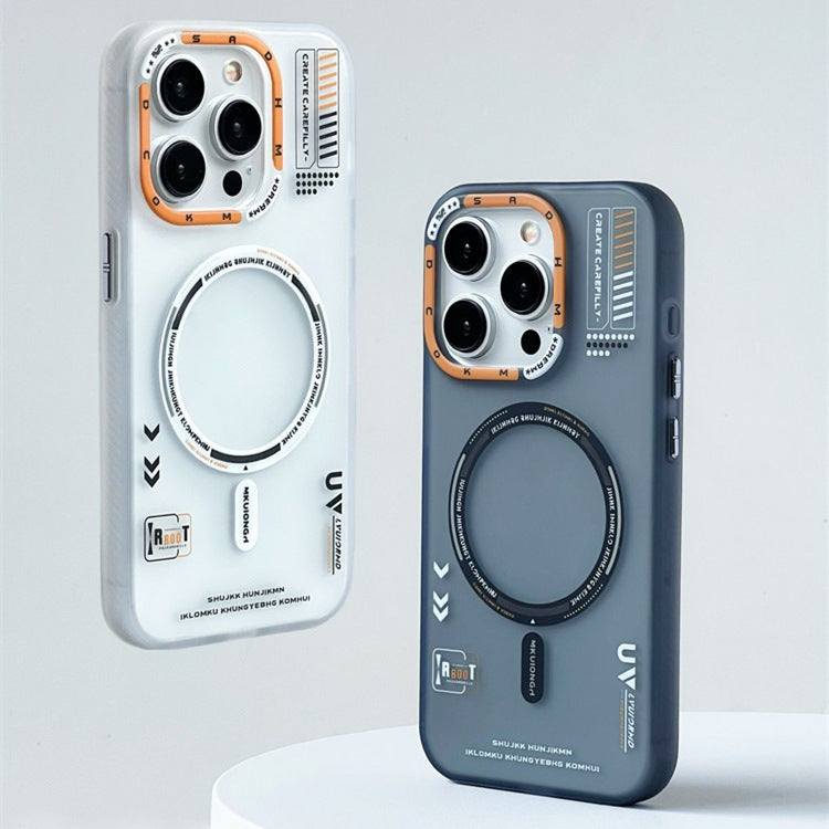 STOCK-Frosted Skin Feel Magnetic Suction Case for iPhone 16 Pro