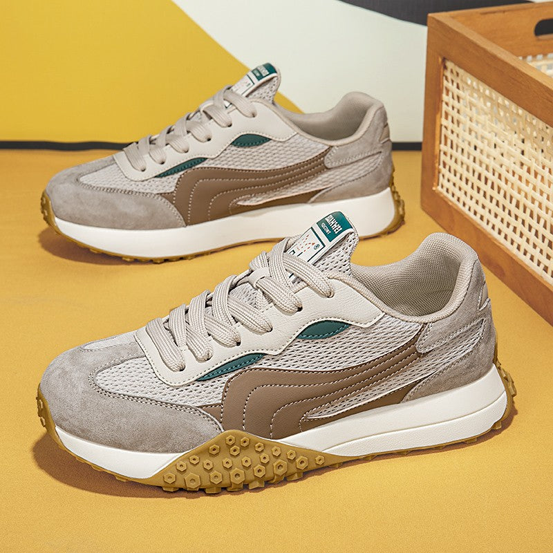 Huanwei Men's Anti-Odor Mesh Running Dad Shoes – 2025 Summer