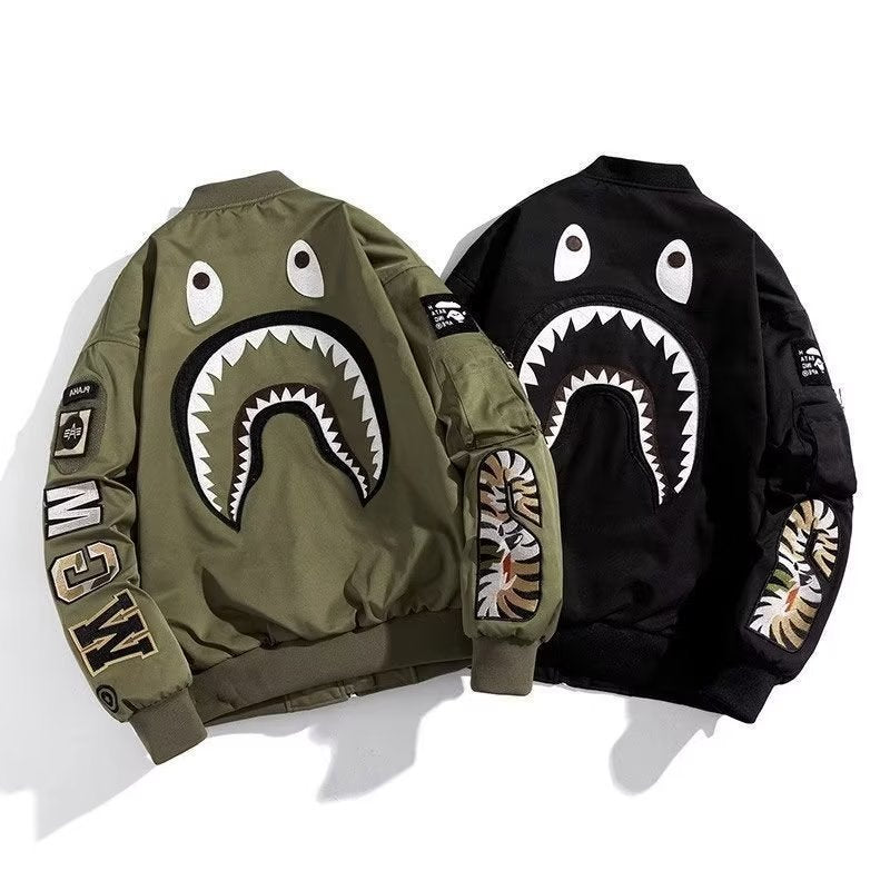 Men’s Retro Pilot Baseball Jacket – Autumn & Winter