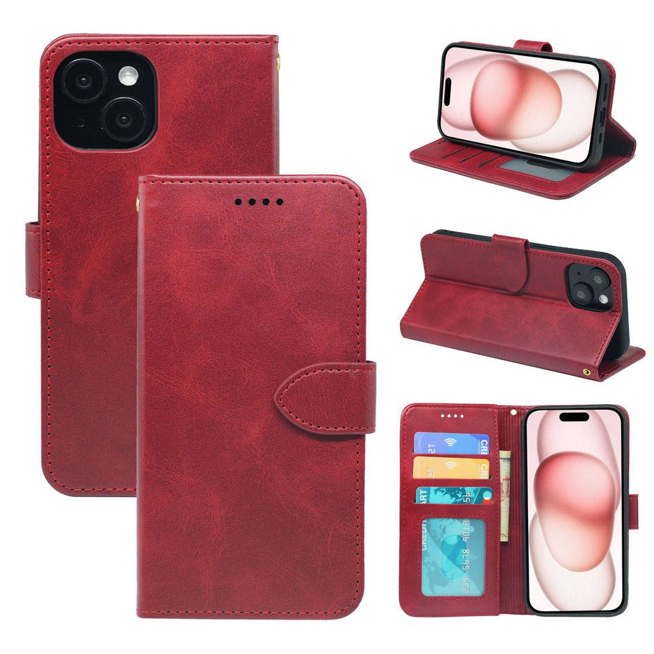 Calfskin iPhone Case w/ Photo Frame (13–16)