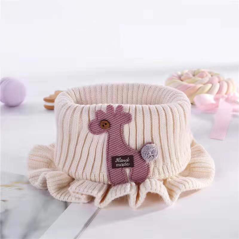 Baby Knitted Neck Warmer – Cute Girls’ Autumn & Winter Collar