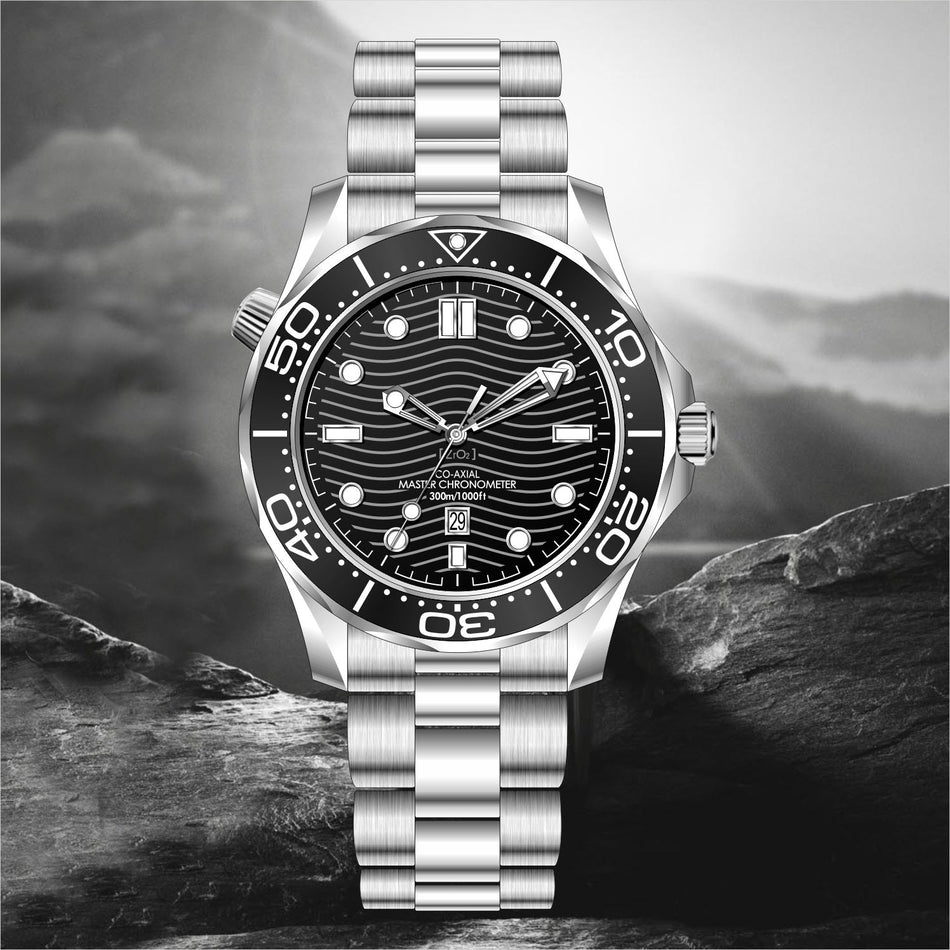 Haima Men’s Waterproof Luminous Quartz Business Watch