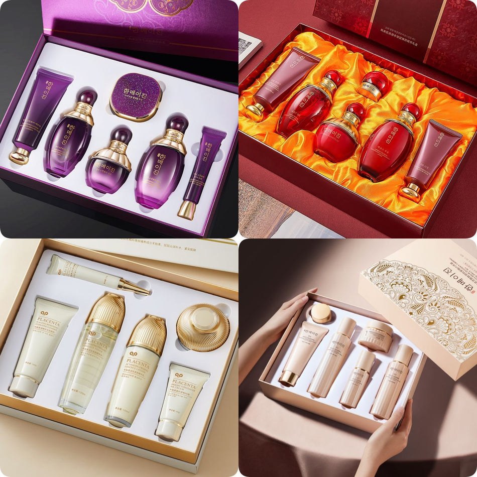 Korean Ganoderma Beauty Set – 6-Piece Water Cream Skincare Gift
