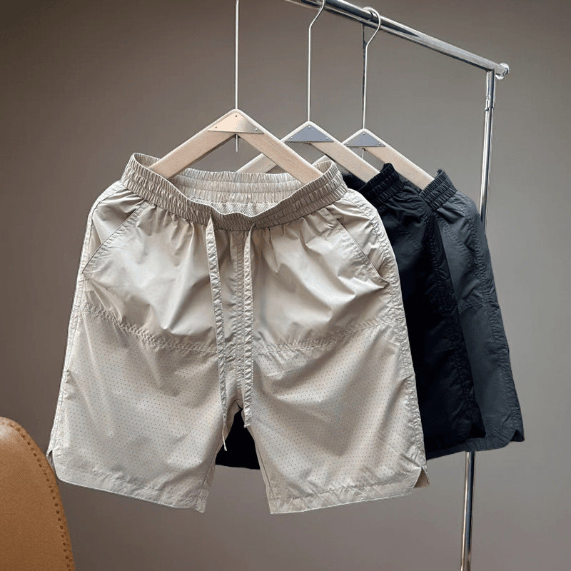 Men’s Summer Quick-Drying Punched Sports Shorts