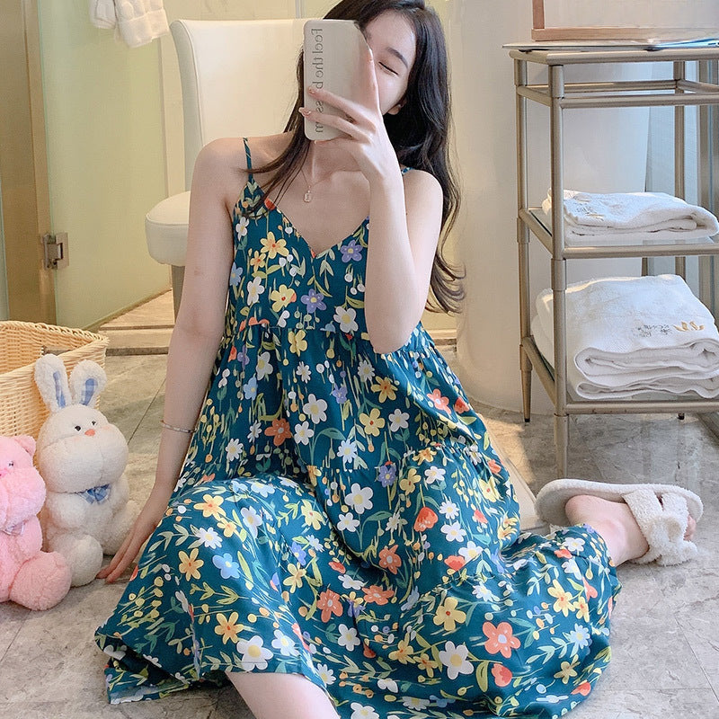 Women's Cotton Silk Sling dress – Sweet & Stylish