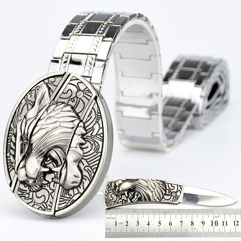 Stainless Steel Chain-Style Men’s Fashion Belt